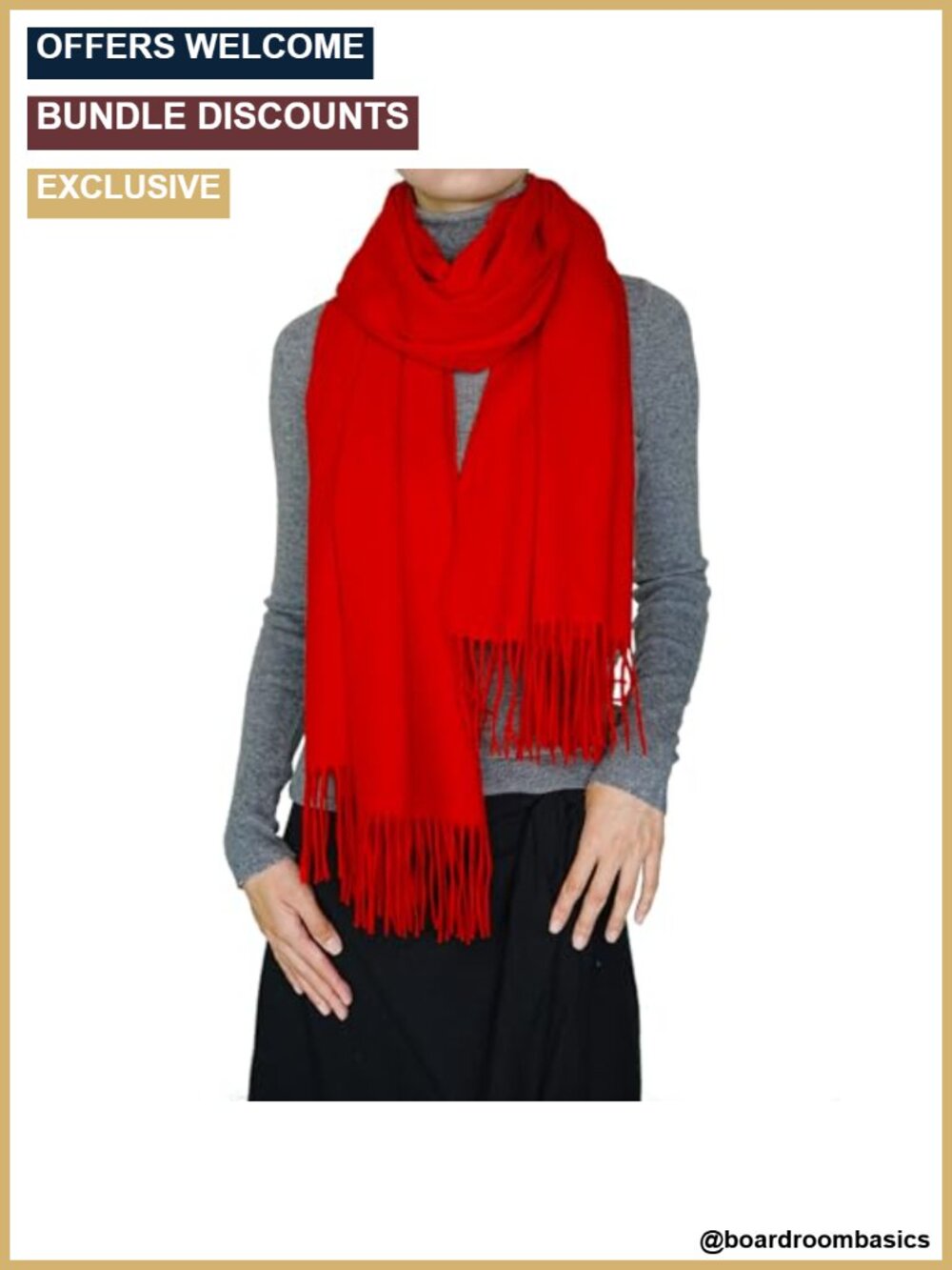 100% Merino Wool Oversized Shawl Wrap Thick Winter Scarf Pashmina Travel